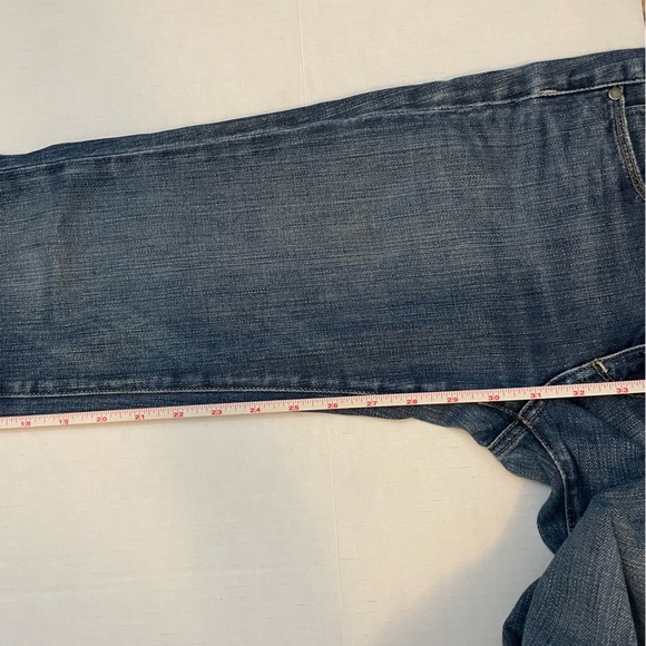 Paige Premium Denim Blue Jeans Hollywood Hills Classic Mid Low Rise Boot Cut - Picture 13 of 15